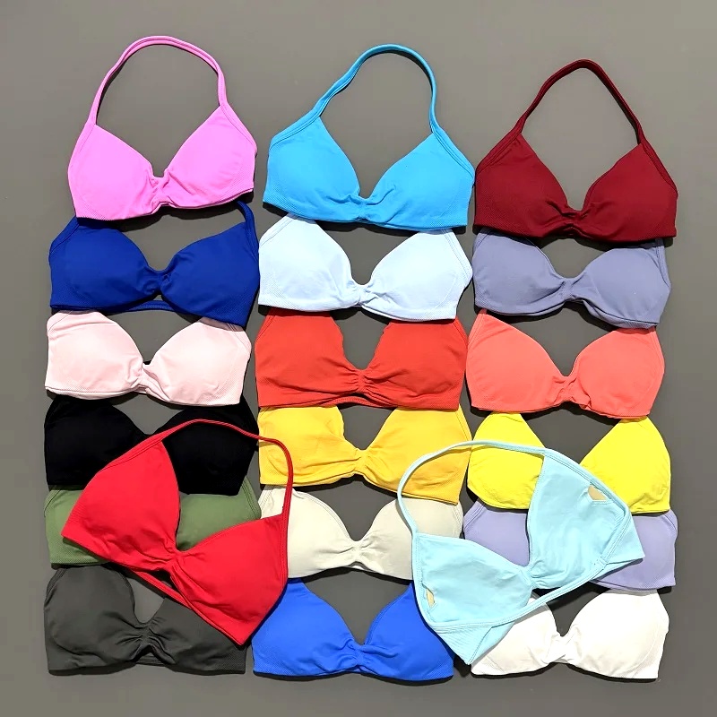 Sports Bra Racerback - Sports Strappy Bra Yoga Underwear Women