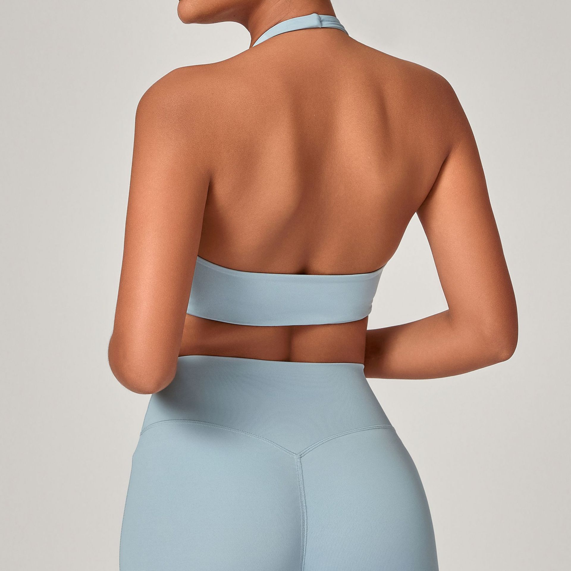 Sports Bra Racerback - Ningyu Sports Breathable Hanging Neck Bra
