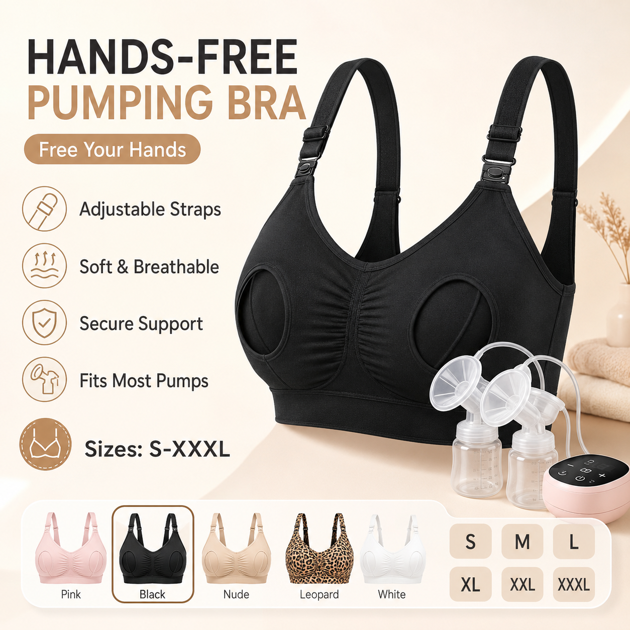 Hands Free Pumping Bra Adjusta - огляд і ціна Nursing Bra Clip