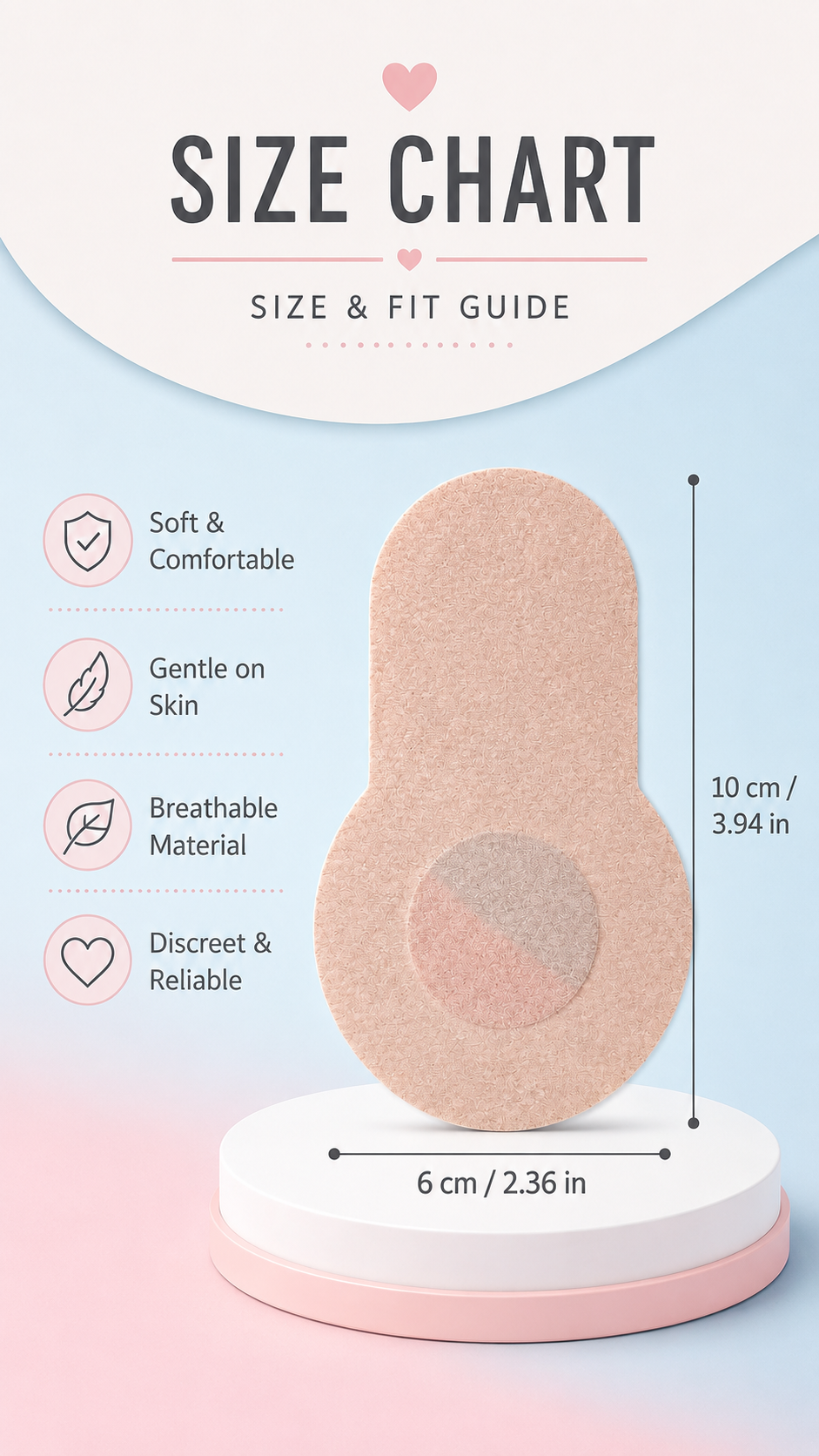 10pcs New Plus Size Reusable I - огляд і ціна Strapless Bra Adhesive