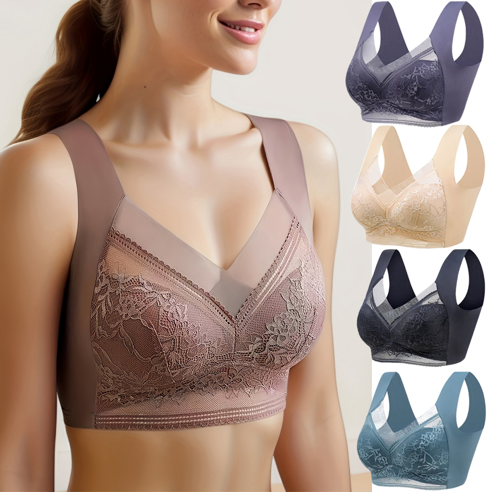 L-6L Women Large Bra Push Up I - огляд і ціна Lace Bralette Set