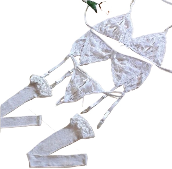 Lace Women Lingerie Set 4 Pcs  - огляд і ціна Lace Bralette Set