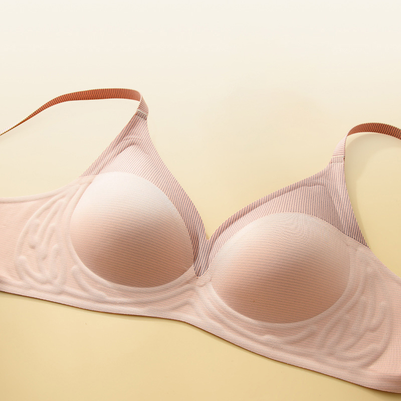 Stripe Color Contrast Soft Sup - огляд і ціна Underwire Bra Padded
