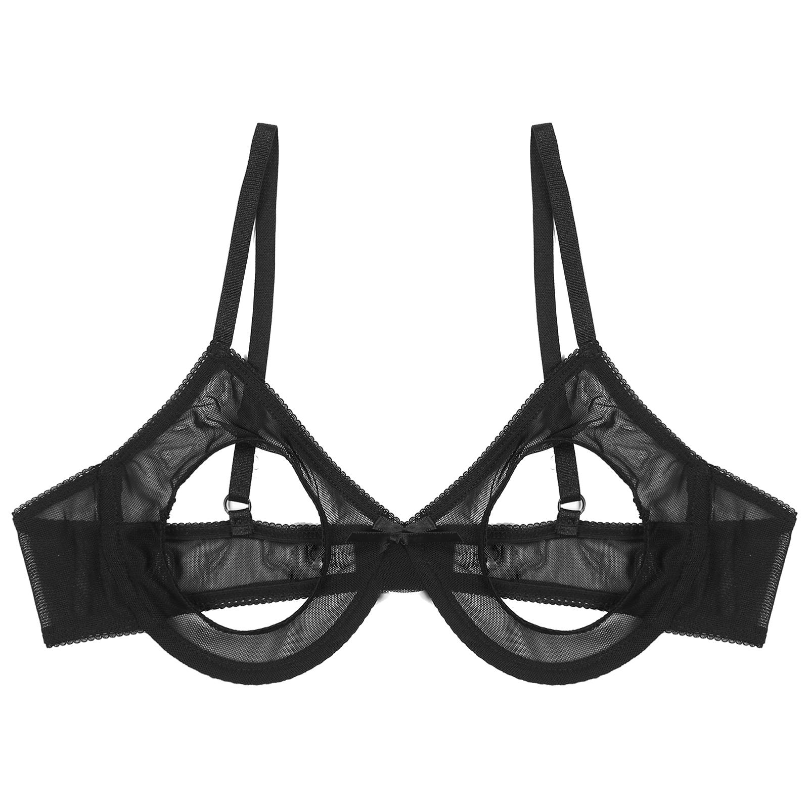 Woman's Lace Underwire Push Up - огляд і ціна Demi Bra Balconette