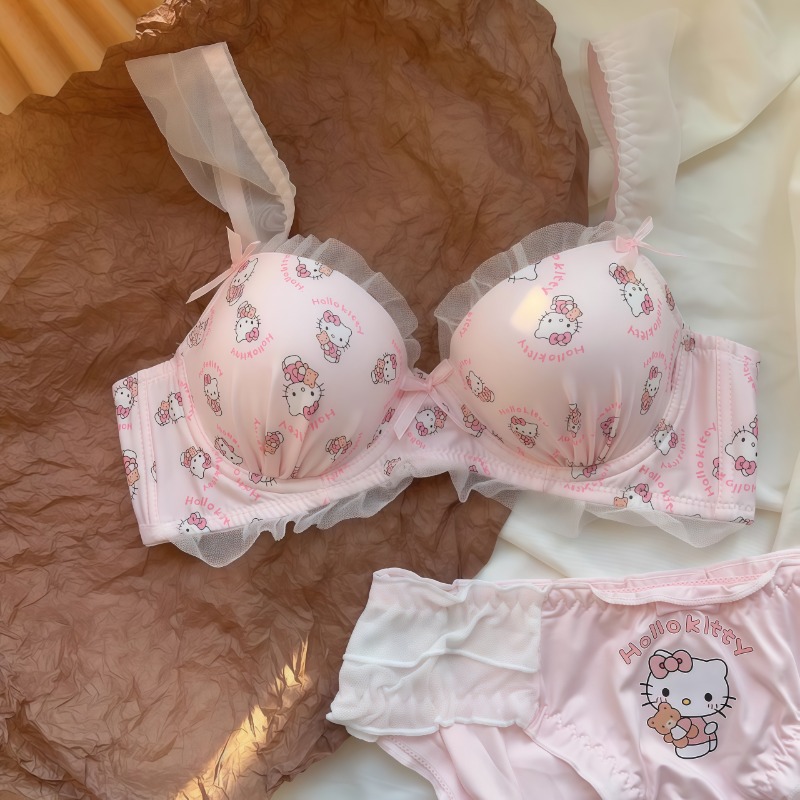 Sanrio Cute Japanese Bra Hello - огляд і ціна Lace Bralette Set