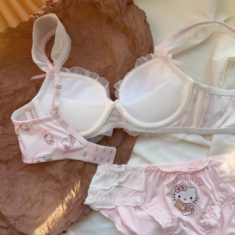 Sanrio Cute Japanese Bra Hello - огляд і ціна Lace Bralette Set